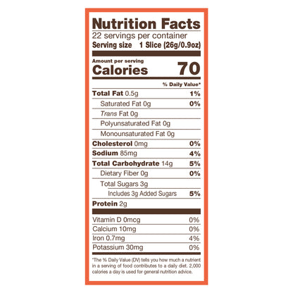 Nature's Own Hawaiian, Sliced Hawaiian Bread, 20 oz Loaf