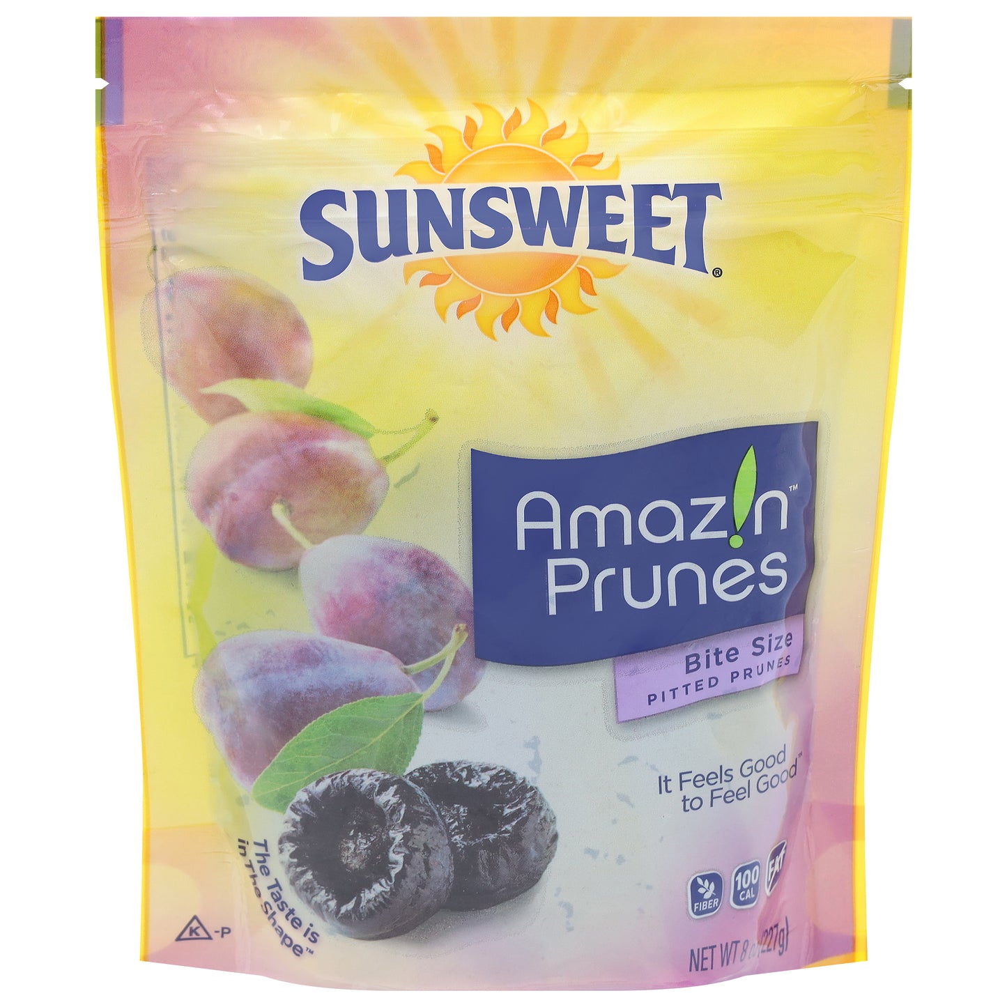 Sunsweet Amazin Pitted Prunes Bite Size 8 oz