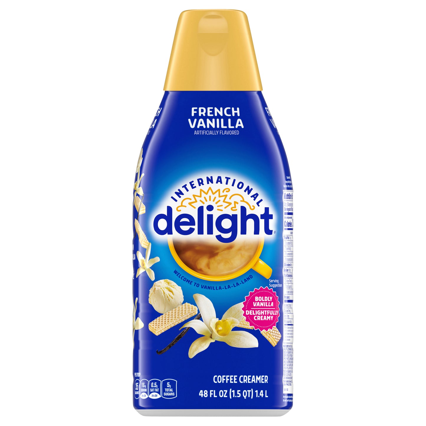 International Delight Coffee Creamer, French Vanilla, 48 FL OZ Bottle