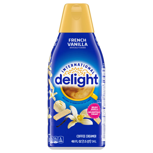 International Delight Coffee Creamer, French Vanilla, 48 FL OZ Bottle