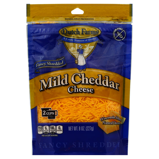 Dutch Farms Cheese 8 oz - Mild Cheddar Cheese