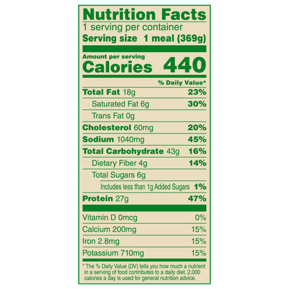 Marie Callender's Frozen Dinner, Fettuccini with Chicken & Broccoli, 13 Ounce