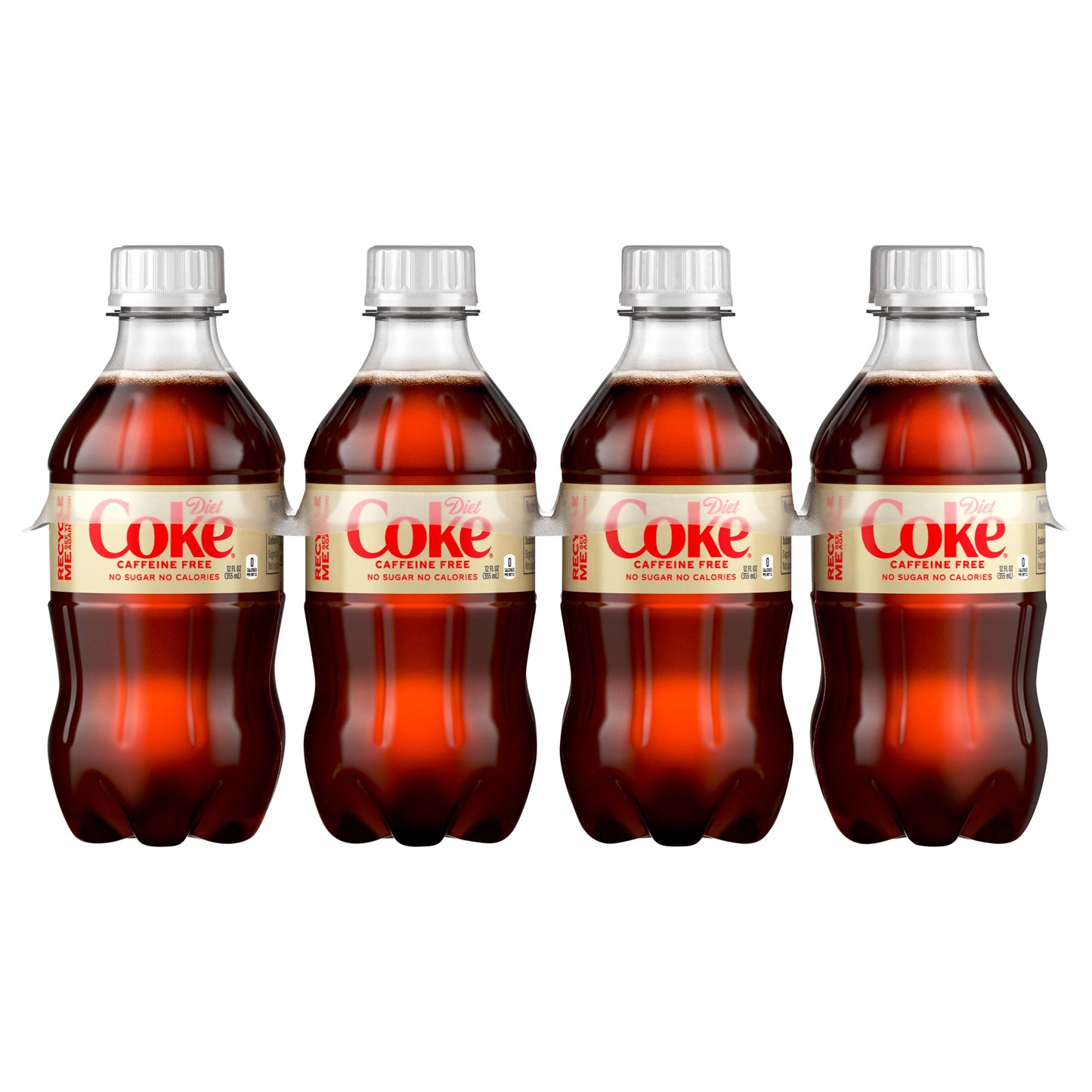 Diet Coke Caffeine-Free Bottles, 12 fl oz, 8 Pack