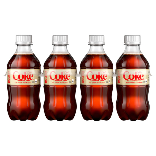 Diet Coke Caffeine-Free Bottles, 12 fl oz, 8 Pack
