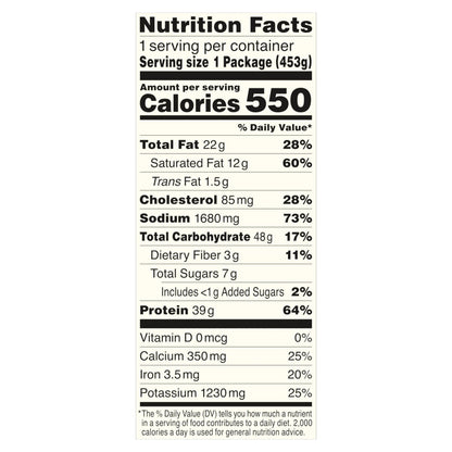 Stouffer's Large Size Salisbury Steak Frozen Meal 16 oz.
