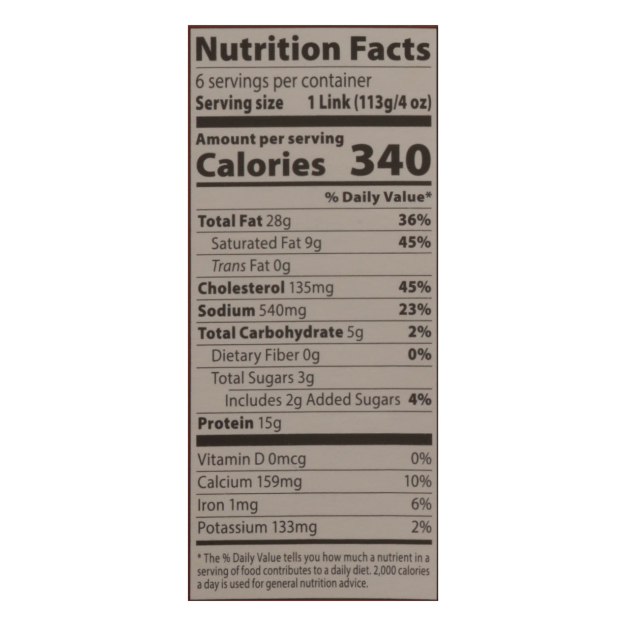 Roger Wood Spicy Hot Smoked Sausage 24 oz