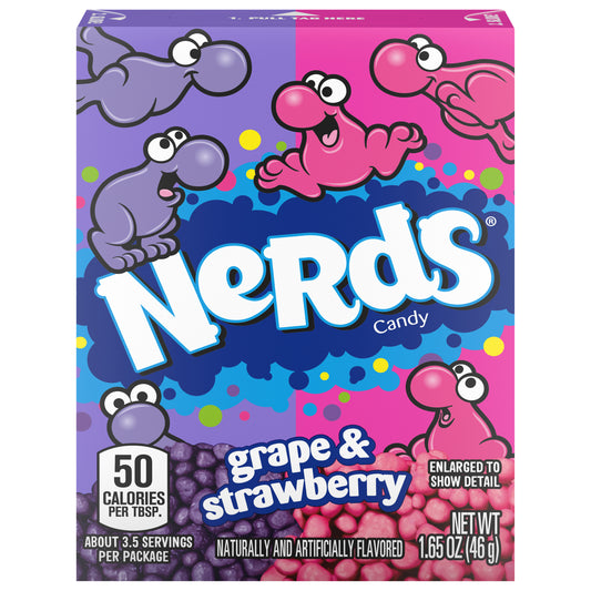Nerds Grape & Strawberry Candy  71348 155172 1.65 oz