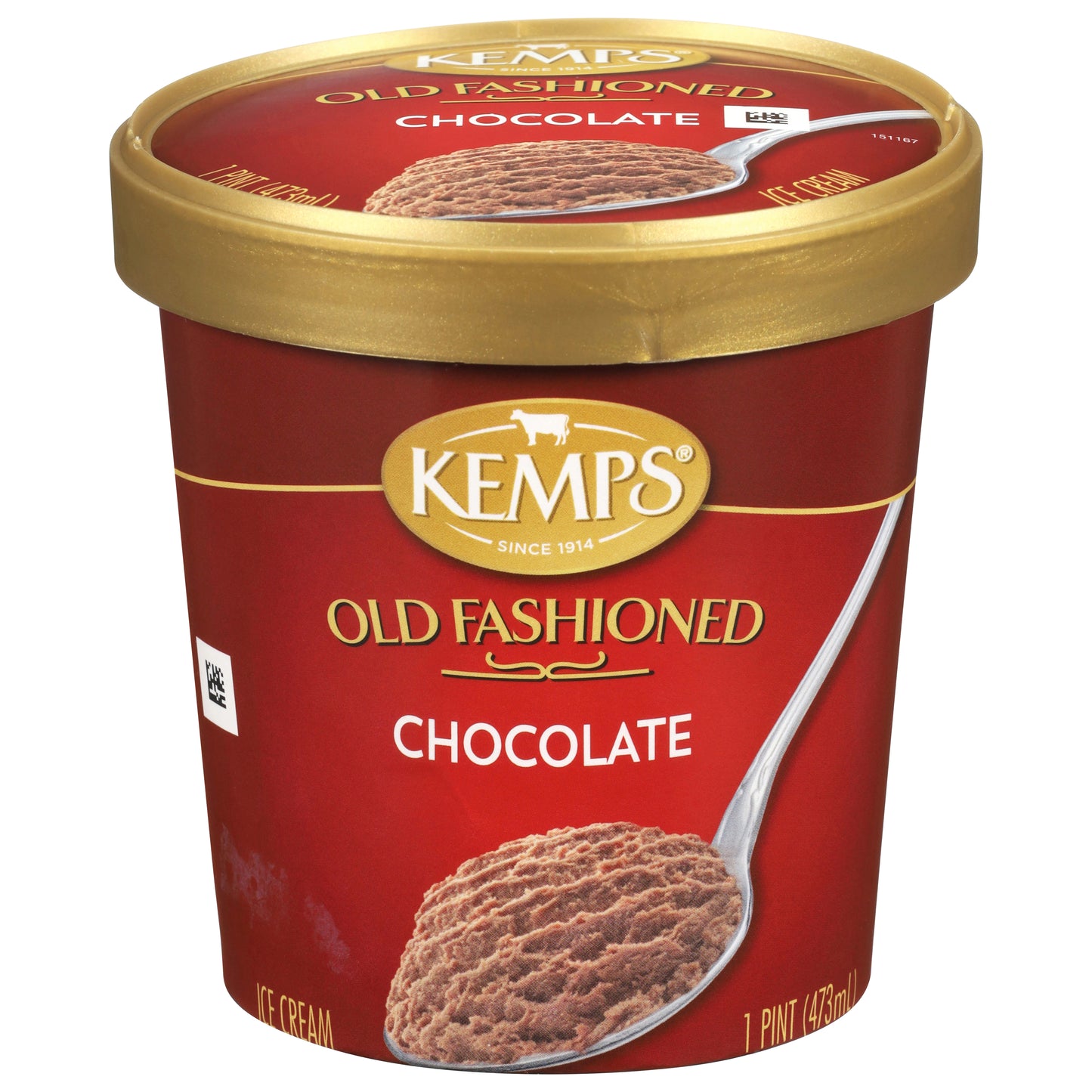 Kemps Old Fashioned Chocolate Ice Cream 1 pt