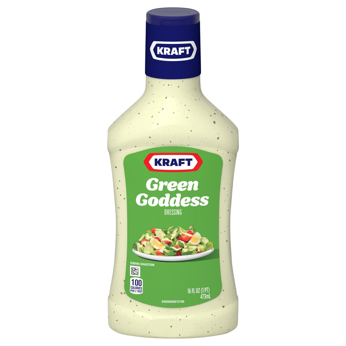 Kraft Green Goddess Salad Dressing, 16 fl oz Bottle
