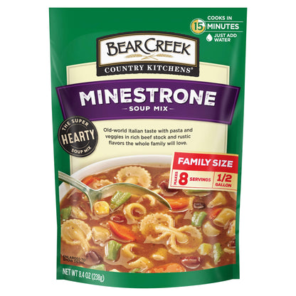 Bear Creek Country Kitchens Minestrone Soup Mix, 8.4 oz Pouch