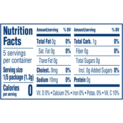 Kool-Aid Unsweetened Blue Raspberry Lemonade Powdered Drink Mix, Caffeine Free, 0.22 oz Packet