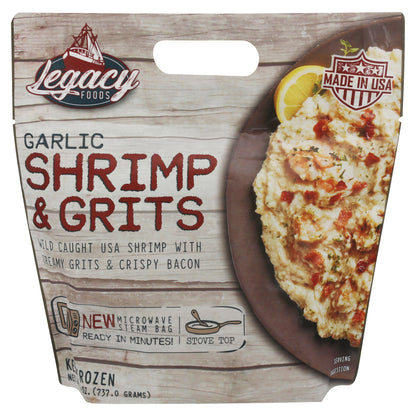 Legacy Foods Garlic Shrimp & Grits 26 oz