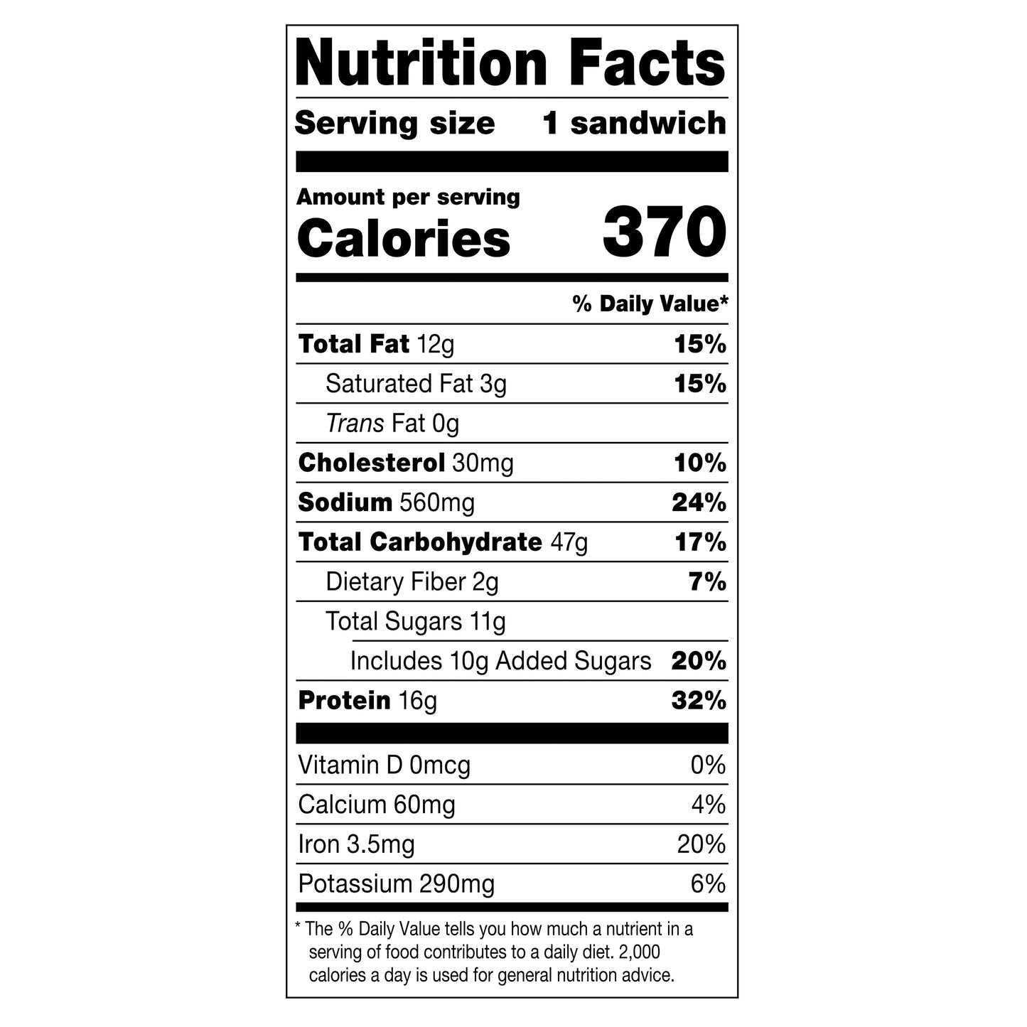Fast Bites® BBQ Chicken Sandwich, 5 oz (Frozen)