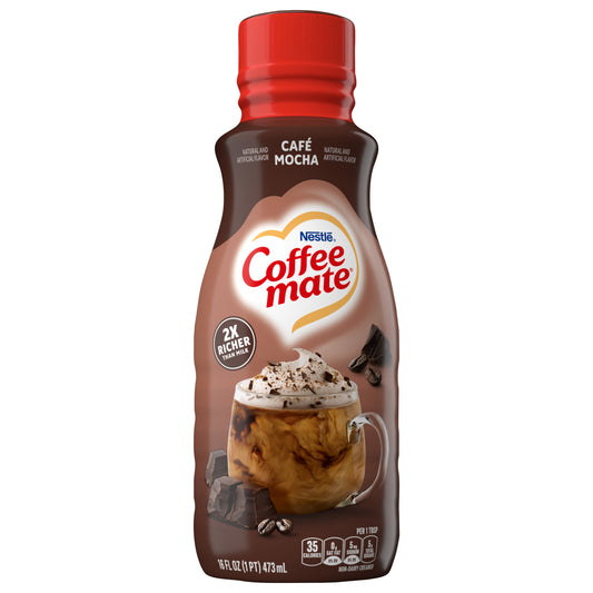 Coffee mate Café Mocha Flavored Coffee Creamer, Non-Dairy, Gluten-Free, 32 Servings