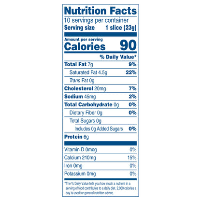 Kraft Big Slice Swiss Cheese Slices, 10 ct Pack