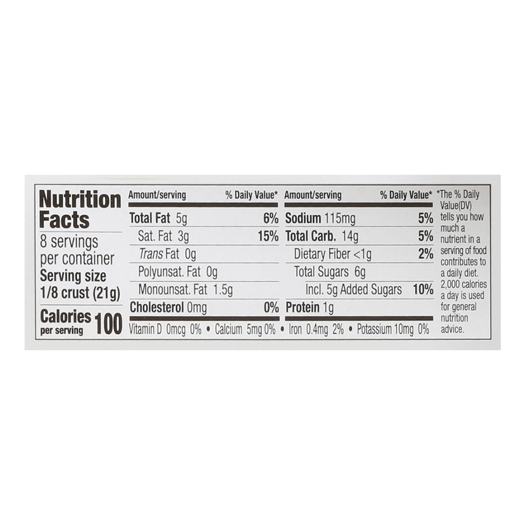 Keebler Ready Crust 9 Inch Graham Pie Crust 6 oz