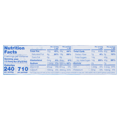 Tastykake Iced Honey Bun 6 oz