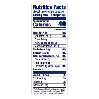 Blue Bonnet Vegetable Oil Spread, 45 OZ