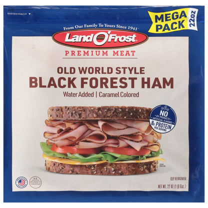 Land O'Frost Premium Meat Old World Style Black Forest Ham Mega Pack 22 oz