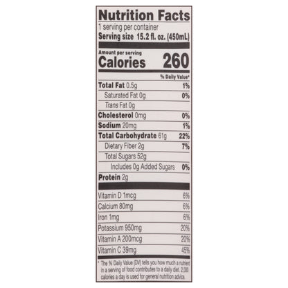Bolthouse Farms Amazing Mango 100% Juice Smoothie 15.2 fl oz