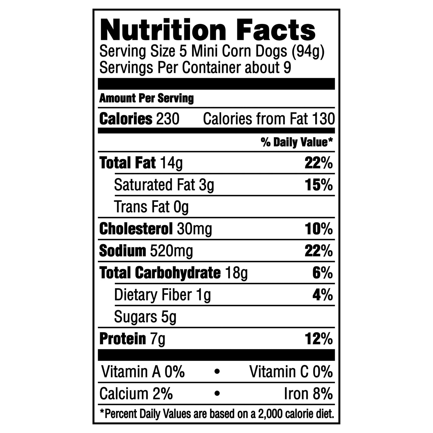 State Fair Classic Mini Corn Dogs, Frozen, 46 Count