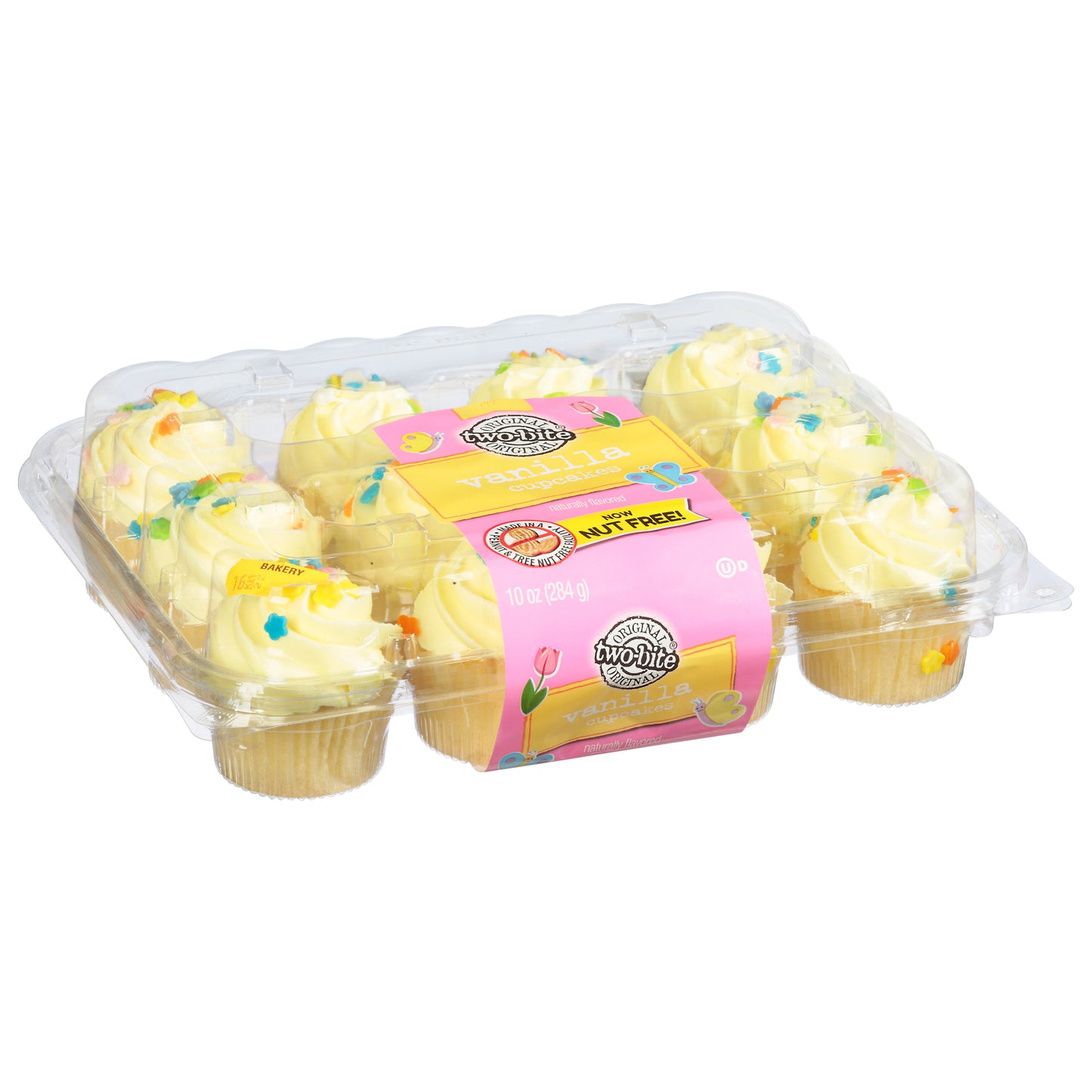 Two-Bite Original Vanilla Cupcakes 10 oz