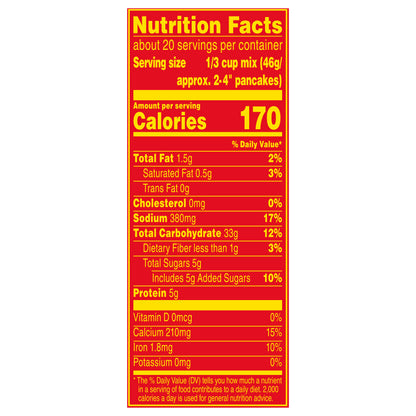 Mrs. Butterworth's Complete Buttermilk Pancake and Waffle Mix, 32 oz.