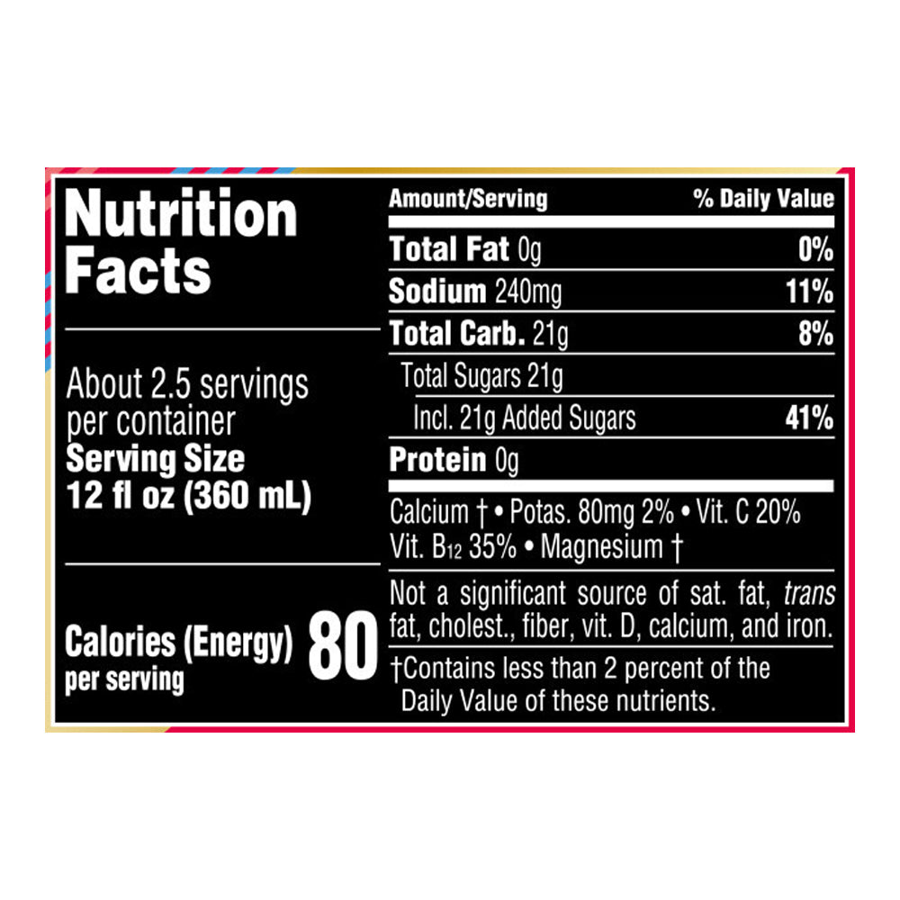 POWERADE Limited Edition Soccer Blood Orange Kick Sports Drink Bottle, 28 fl oz