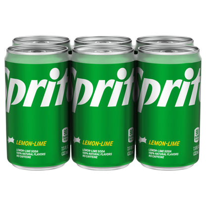 Sprite Cans, 7.5 fl oz, 6 Pack