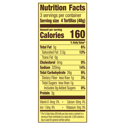 Old El Paso Soft Flour Tortilla Mini Bowls, 12-count
