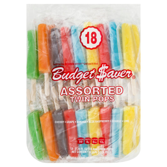 Budget Saver Twin Pops 18 ea