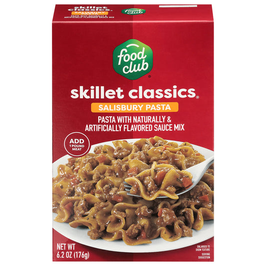 Food Club Skillet Classics Salisbury Pasta 6.2 oz