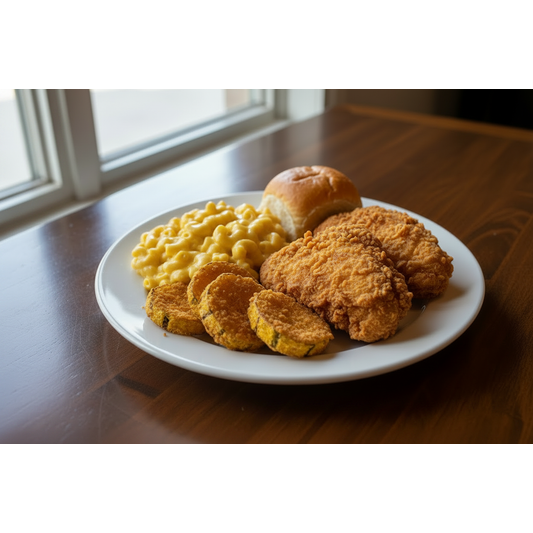 Fried Chicken Breast or Thigh 2 Pc Dinner