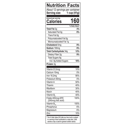 Honey Bunches of Oats Honey Roasted Cereal Family Size 18 oz