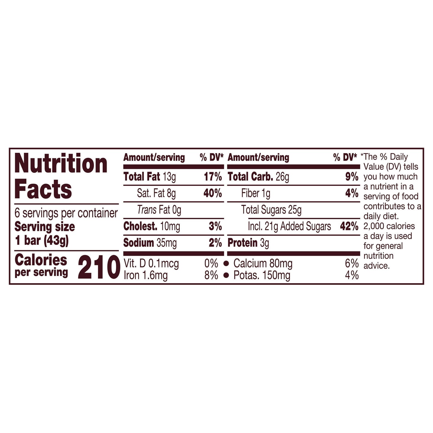 HERSHEY'S Milk Chocolate Candy Bars, 1.55 oz (6 Count)