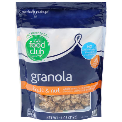 Food Club Fruit & Nut Granola 11 oz