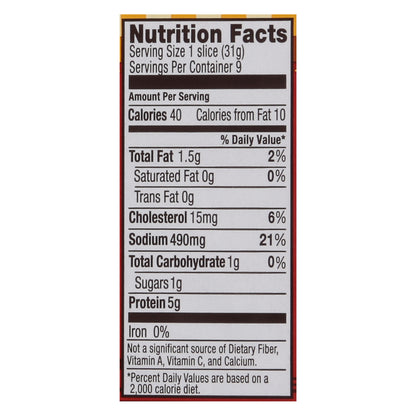 Carolina Pride Water Added Honey Ham 10 oz