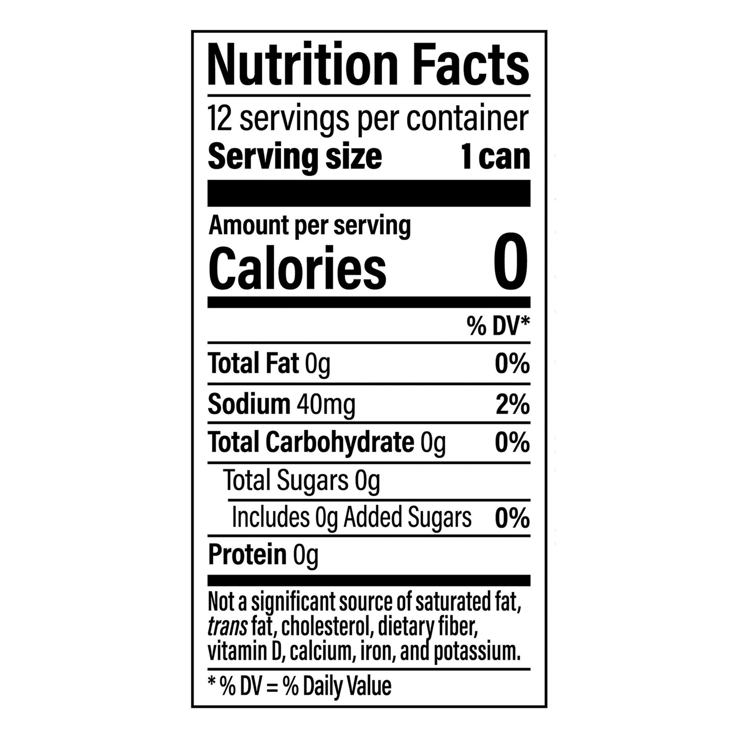 Pepsi Zero Sugar Soda Cola 12 Fl Oz 12 Count