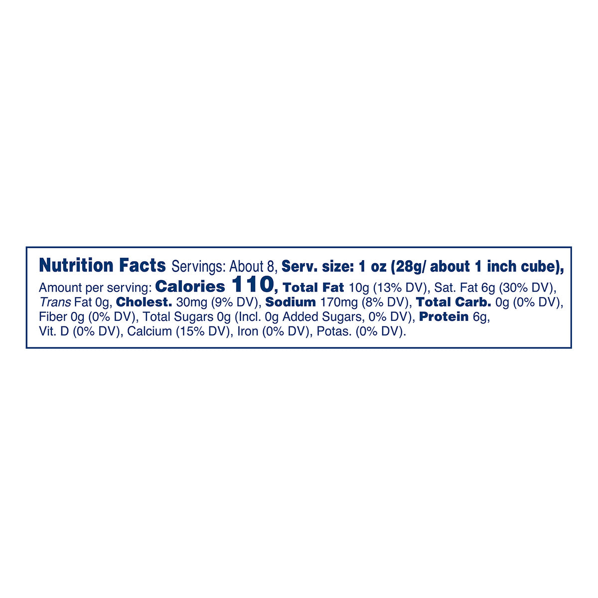 Kraft Natural Cheese-Chunks Null Mild Cheddar, 8 oz Wrapper