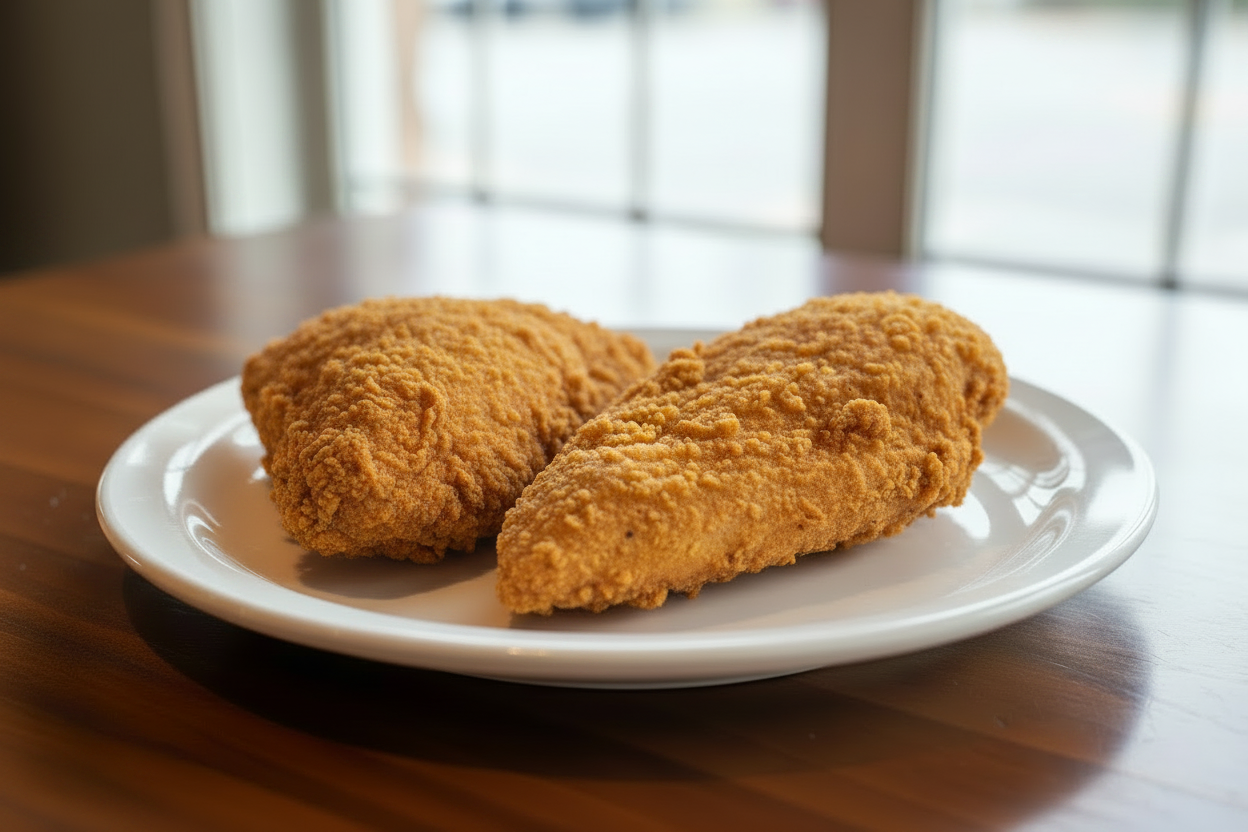 Fried Chicken Breast or Thigh 2 Pc Snack