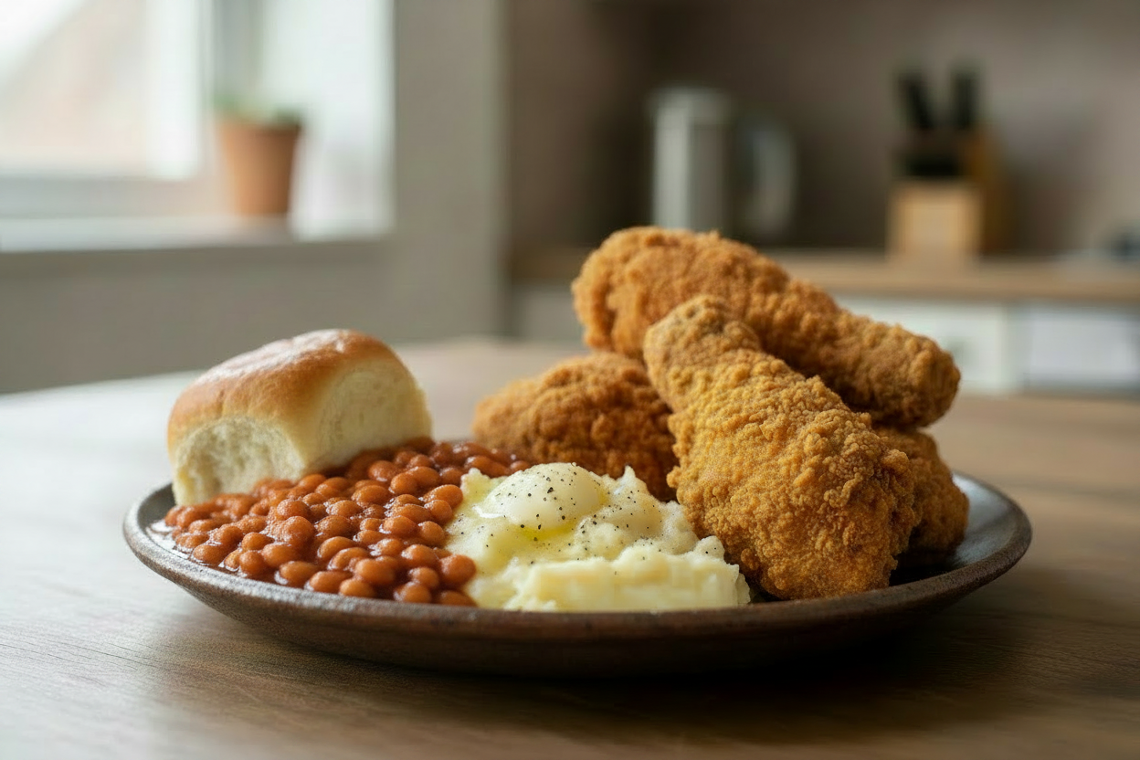 Fried Chicken Leg or Wing 2 Pc Dinner