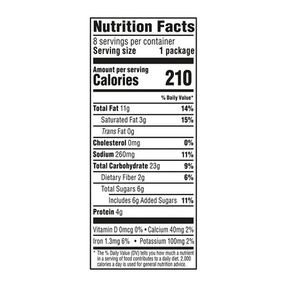 Munchies Sandwich Crackers Real Peanut Butter Baked Golden Toast 1.42 Oz 8 Count