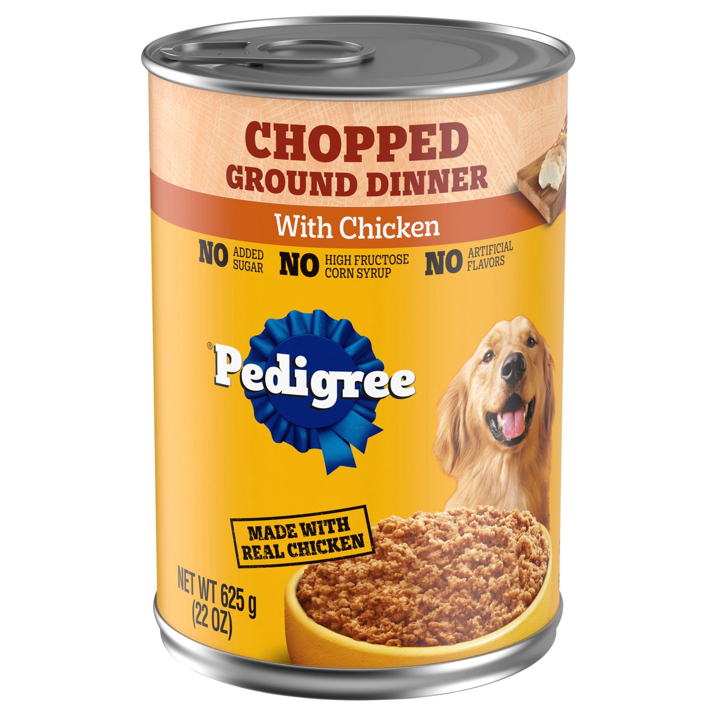 Pedigree Chopped Ground Dinner with Chicken Food for Dogs 22 oz