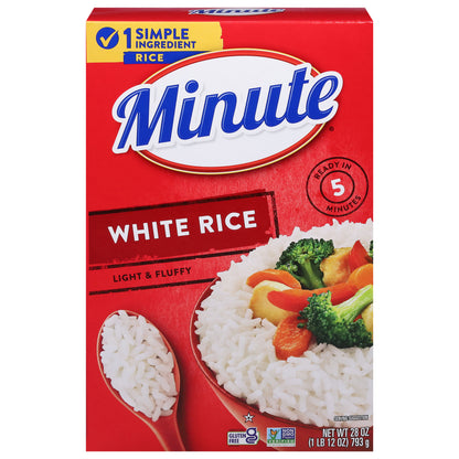 Minute Light & Fluffy White Rice 28 oz
