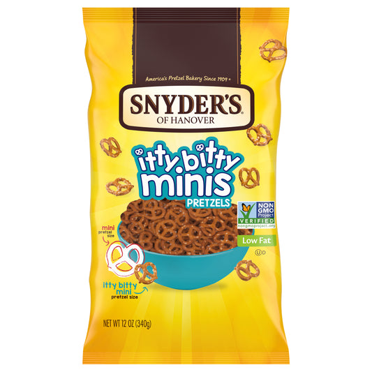 Snyder's of Hanover Itty Bitty Minis Pretzels 12 oz