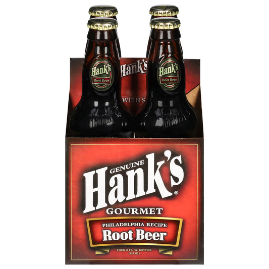 Hank's Gourmet Philadelphia Recipe Root Beer 4 - 12 fl oz Bottles