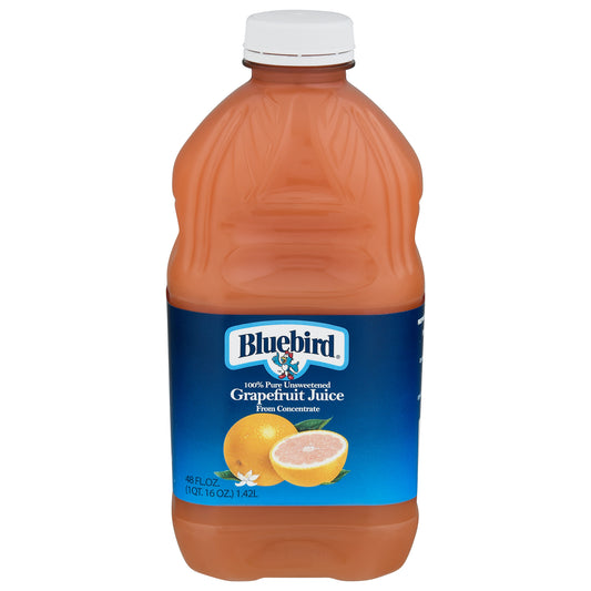 Bluebird 100% Pure Unsweetened Grapefruit Juice 48 fl oz