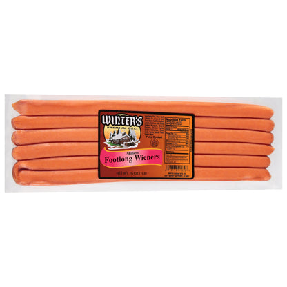 Winter's Skinless Footlong Wieners 16 oz