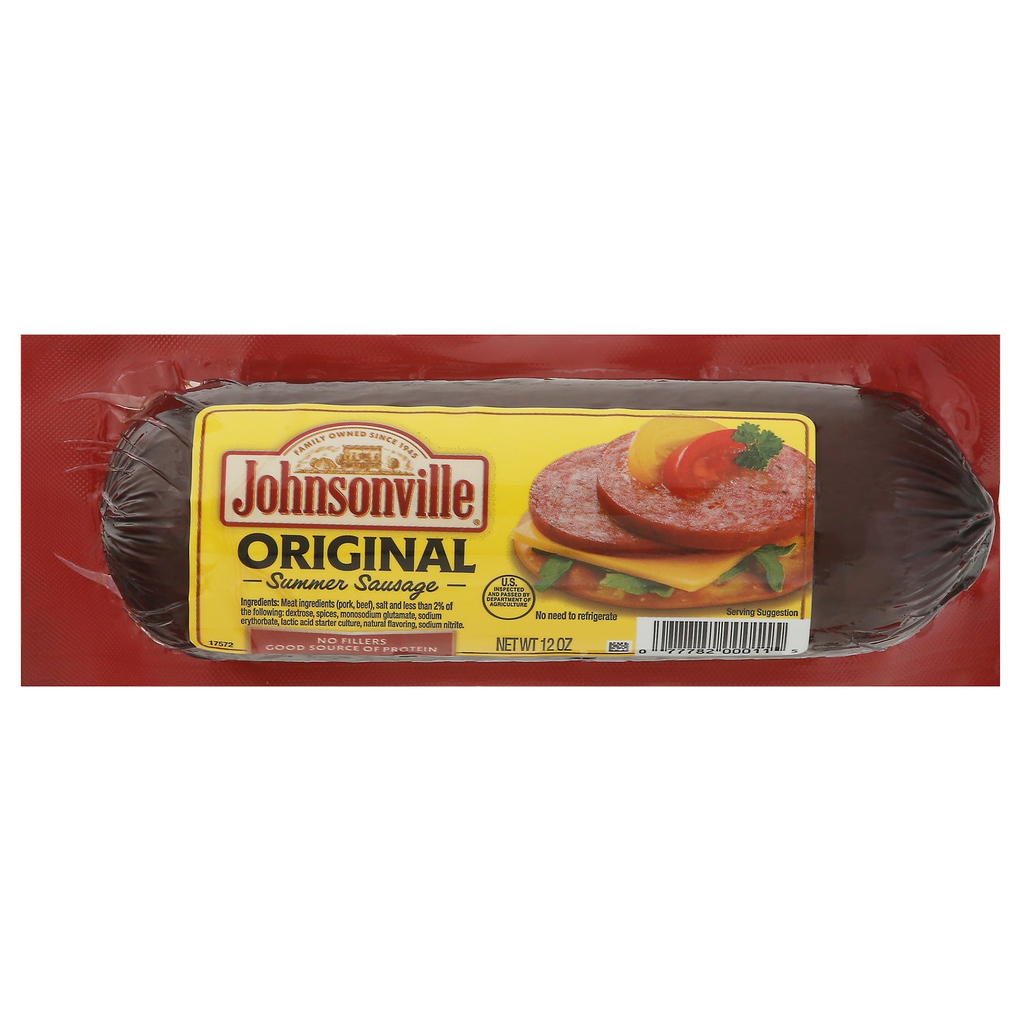Johnsonville Original Summer Sausage 12 oz