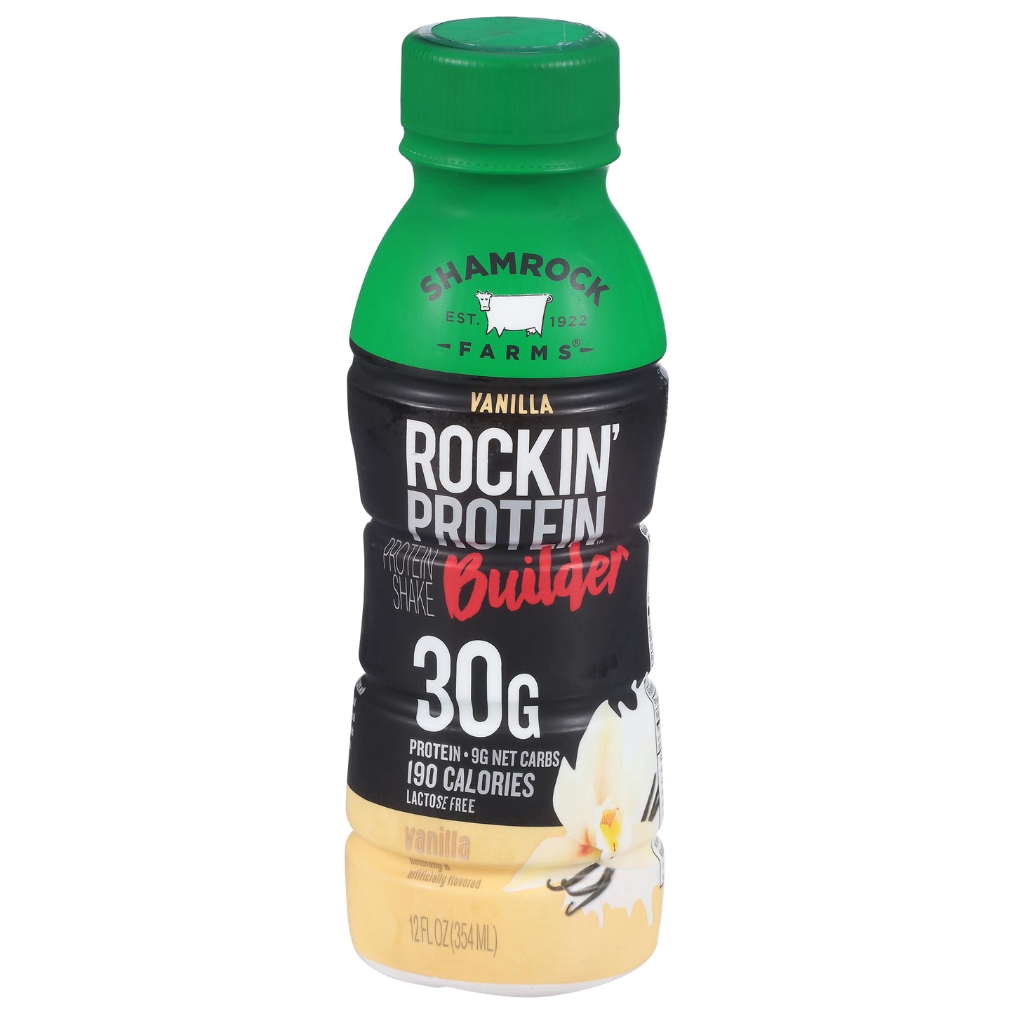 Shamrock Farms Rockin' Protein Builder Vanilla Protein Shake 12 fl oz
